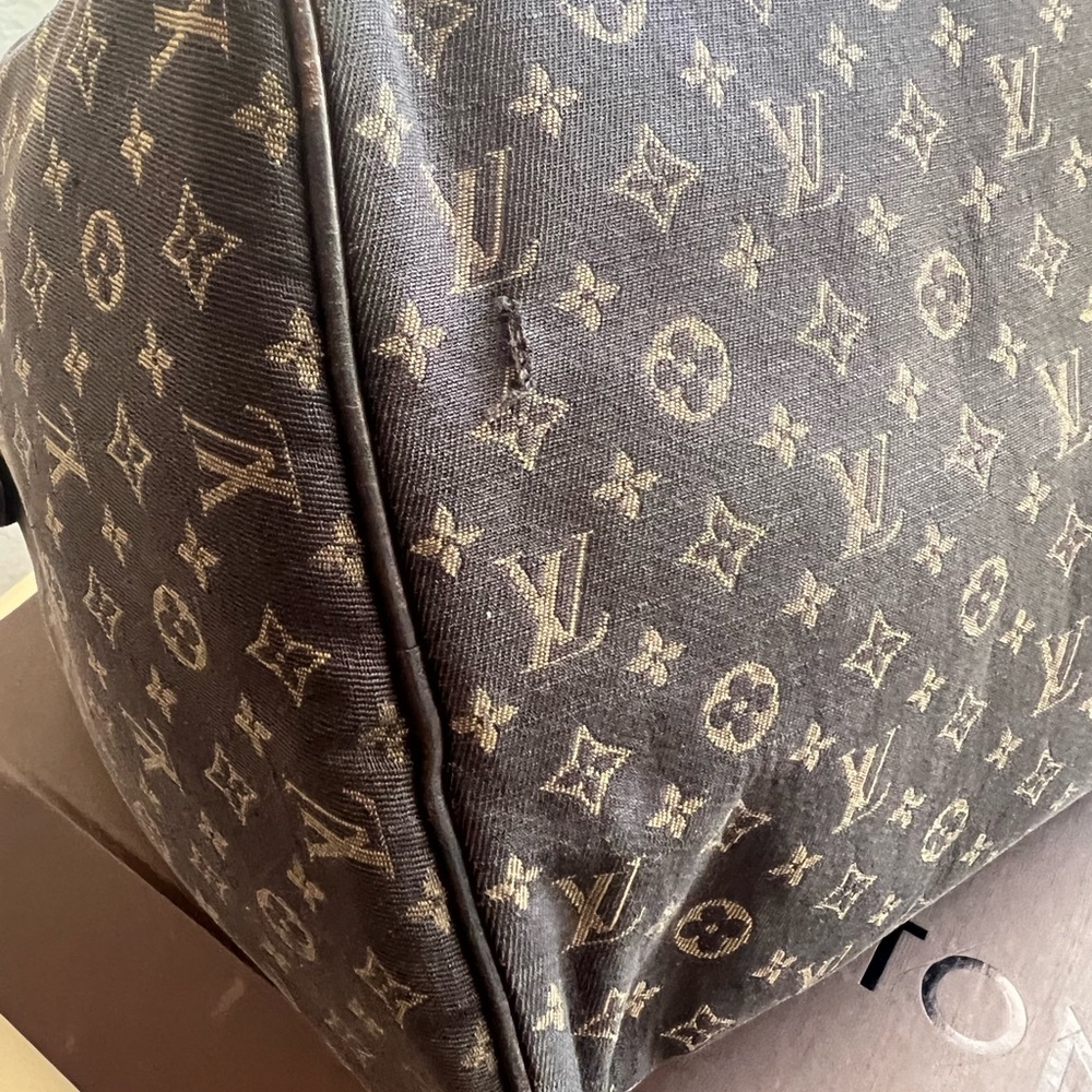 Louis Vuitton Monogram Mini Lin Croisette Speedy 30 Satchel - Picture 8 of 13